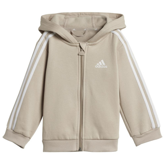 Adidas Βρεφικές φόρμες σετ Essentials Fleece 3-Stripes Full-Zip Hooded Set Adidas Βρεφικές φόρμες σετ Essentials Fleece 3-Stripes Full-Zip Hooded Set